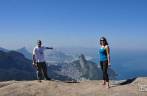 1000dias no alto da Pedra da Gavea, no Rio de Janeiro